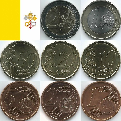 Vatikan euromünzen von 2002 - euromünzen,