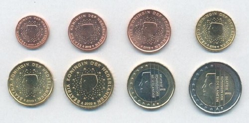 Niederlande 2003 euro - euro-satz, 1