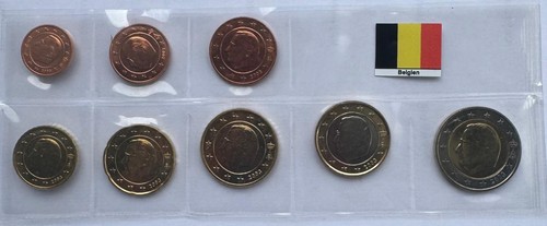 Belgien euro kursmünzenset - belgien, euro-kursmünzenset