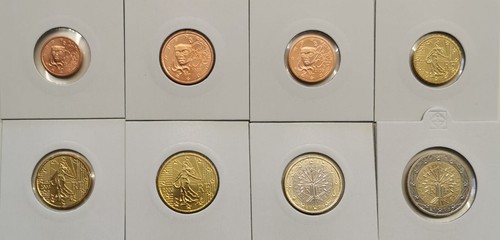 Frankreich cent bis 2 - frankreich,