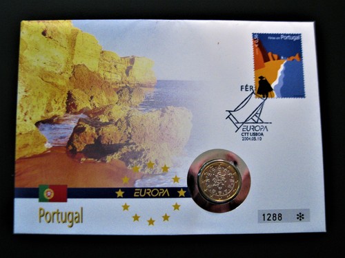 Numisbrief portugal 1 euro - portugal,