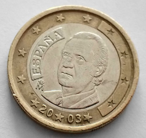Euro münze spanien juan - 1,